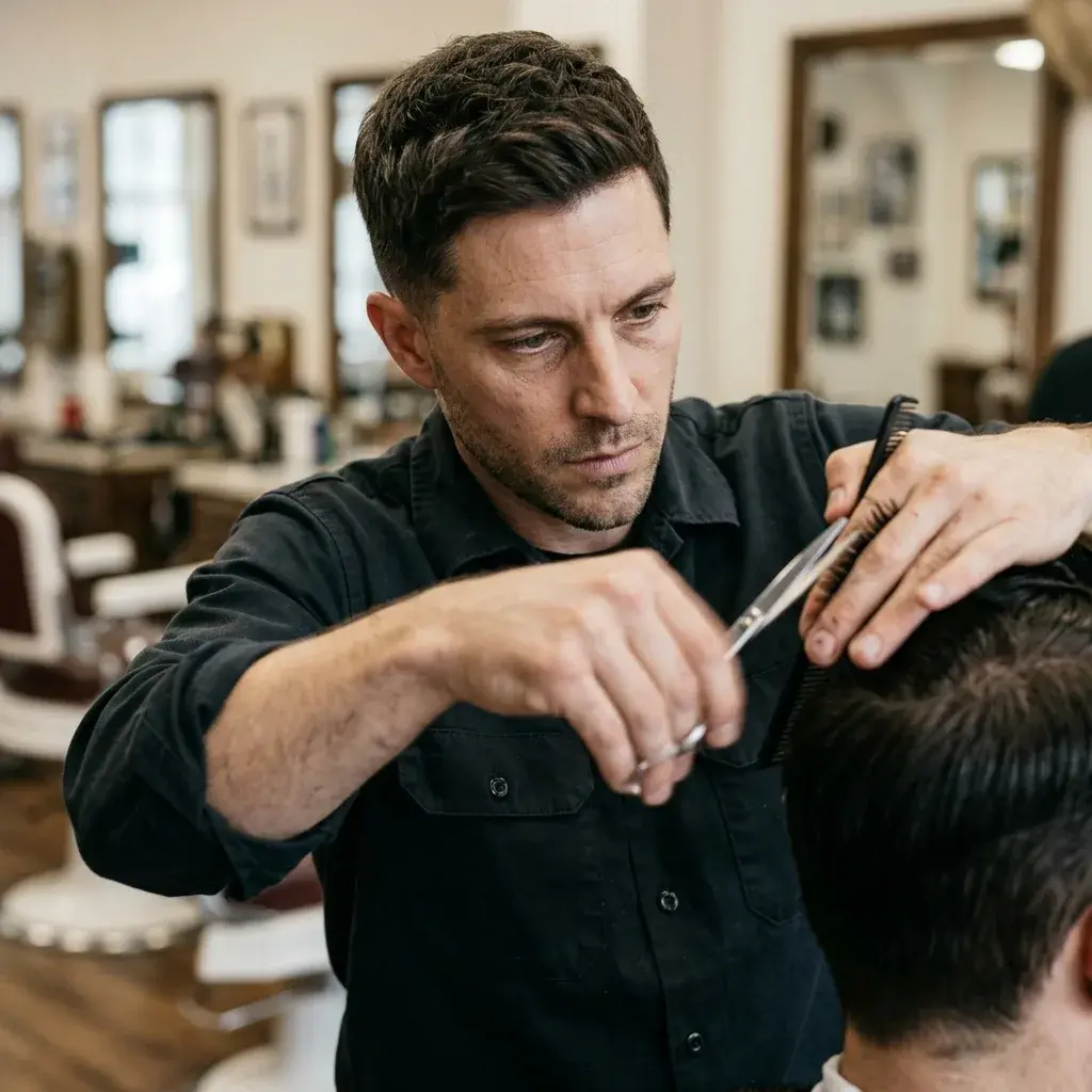 Daniel Cole, barber and editor at MenHair