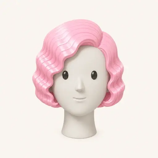 Illustration of the ’20s Finger Waves women’s hairstyle
