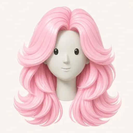 Illustration of the ’90s Supermodel Blowout women’s hairstyle