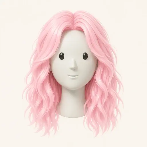 Illustration of the Beach Waves women’s hairstyle