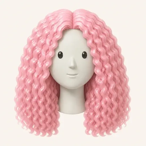 Illustration of the Braid-Out women’s hairstyle
