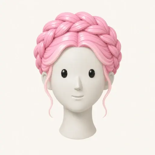 Illustration of the Braided Crown women’s hairstyle