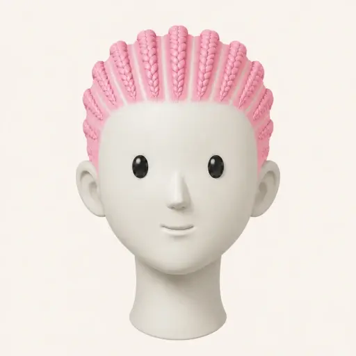 Illustration of the Cornrows women’s hairstyle