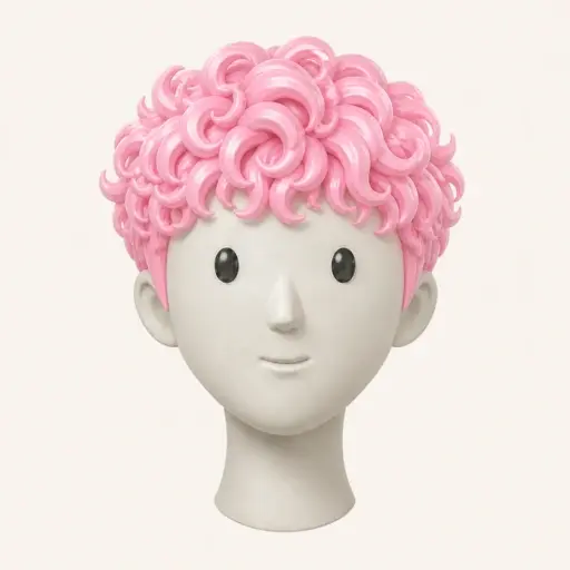Illustration of the Curly Pixie women’s hairstyle