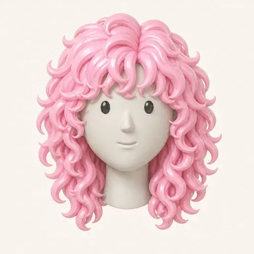 Illustration of the Curly Shag women’s hairstyle