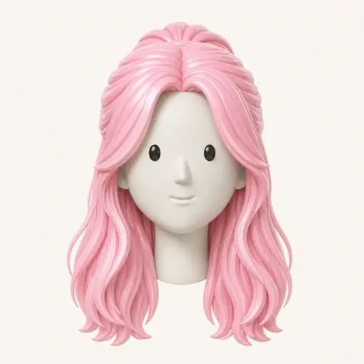 Illustration of the Half-Up Half-Down women’s hairstyle