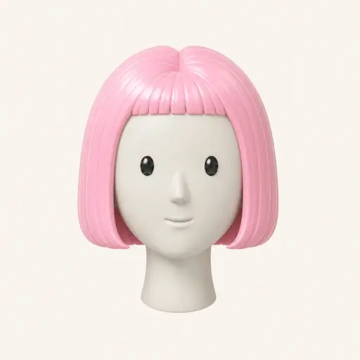 Illustration of the Micro Bangs women’s hairstyle