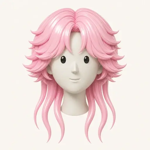 Illustration of the Octopus Cut women’s hairstyle