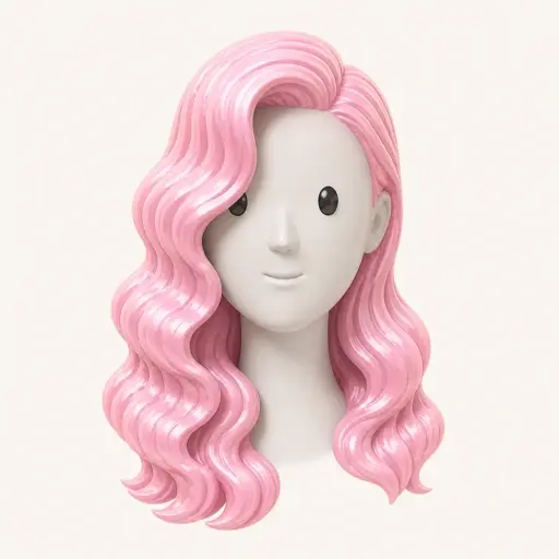 Illustration of the Old Hollywood Waves women’s hairstyle