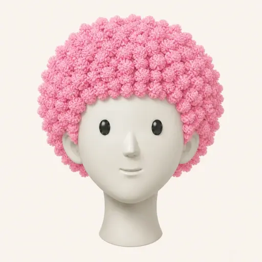 Illustration of the Rounded Afro women’s hairstyle