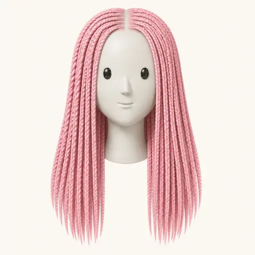 Illustration of the Senegalese Twists women’s hairstyle