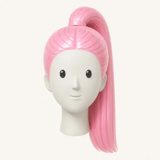 Illustration of the Sleek High Ponytail women’s hairstyle