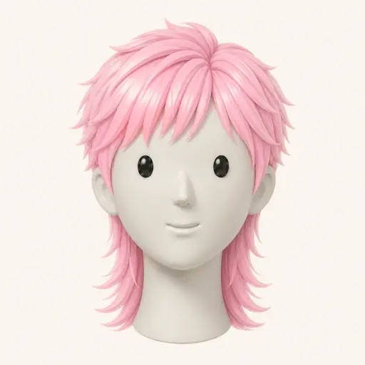Illustration of the Soft Mullet women’s hairstyle